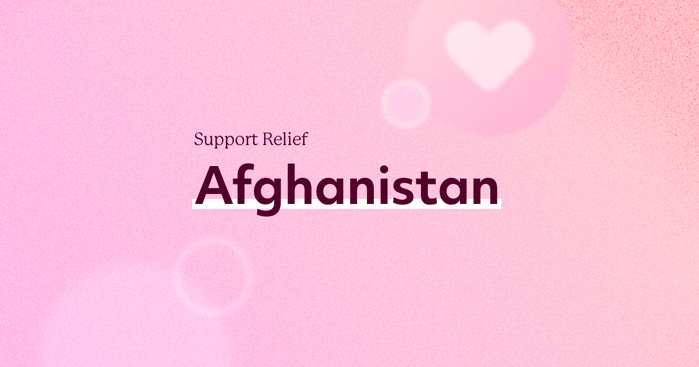 Support these charities fundraising for Afghanistan. 