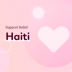 Support relief efforts in Haiti